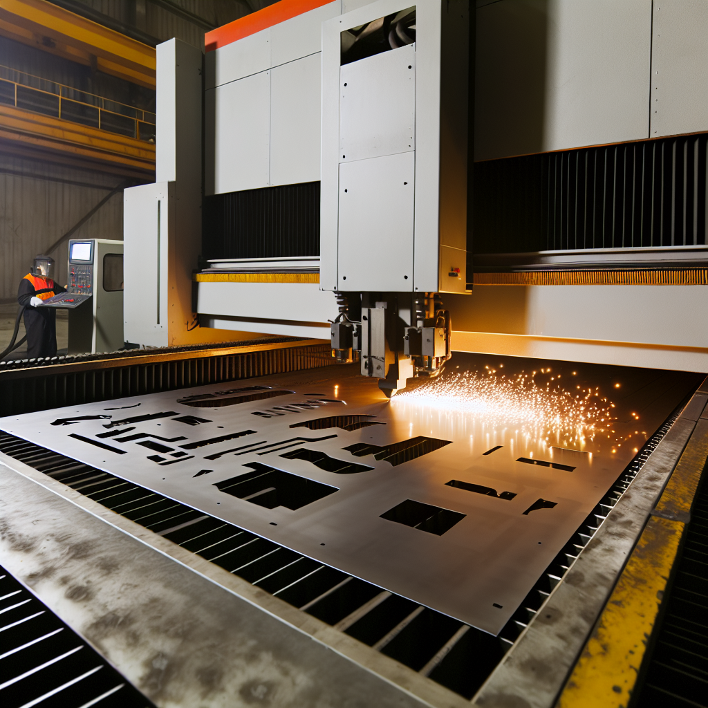 Laser cutting of sheet metal parts in the factory
